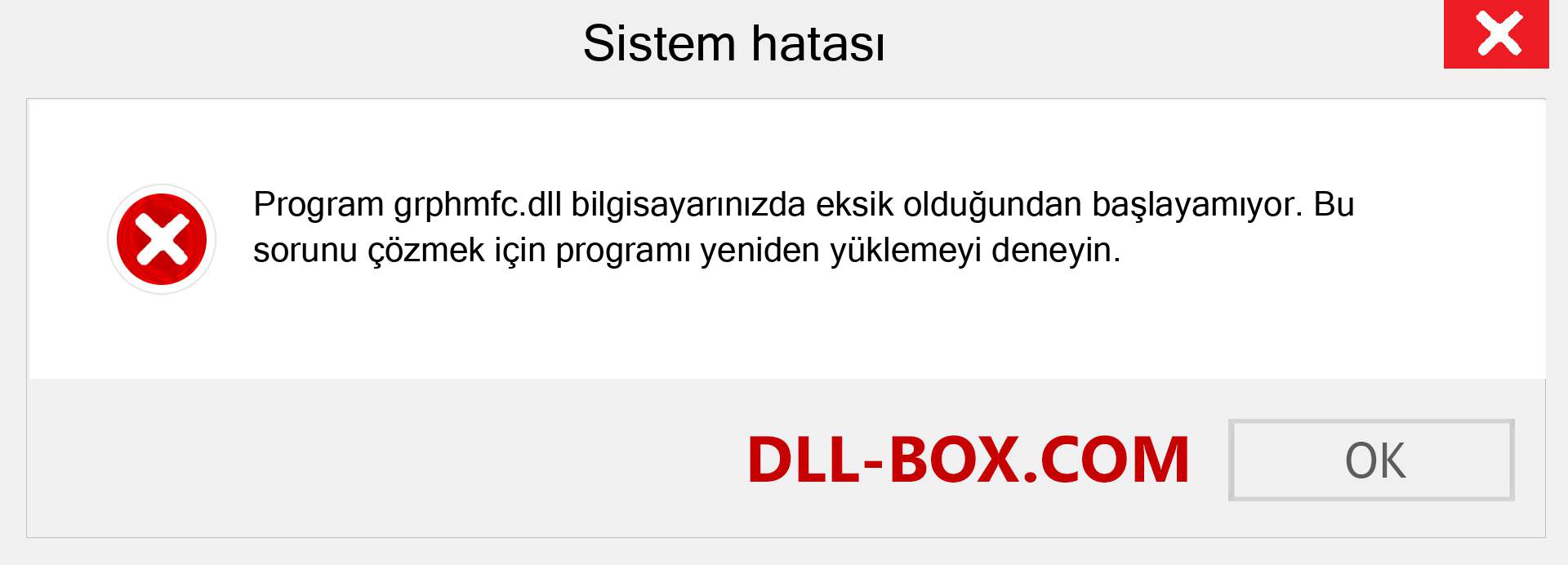 grphmfc.dll dosyası eksik mi? Windows 7, 8, 10 için İndirin - Windows'ta grphmfc dll Eksik Hatasını Düzeltin, fotoğraflar, resimler